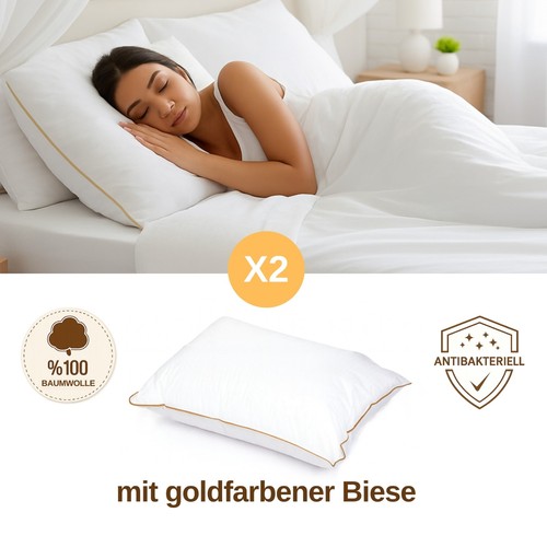 Kopfkissen 2er set 50x70 - kopfkissen,