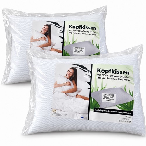 2er set kopfkissen 50x70 - 2er,