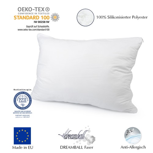 Kopfkissen 50x70 microfaser - kopfkissen,